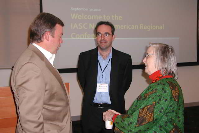 with ASU President M. Crow and Lin Ostrom 2010